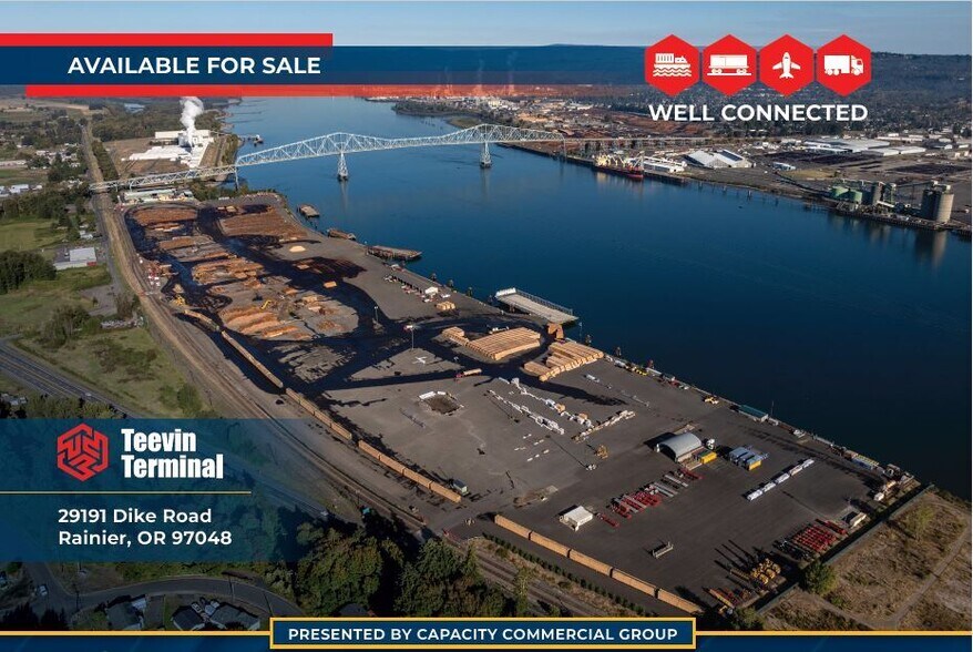 29191 Dike Rd, Rainier, OR for sale - Aerial - Image 1 of 6