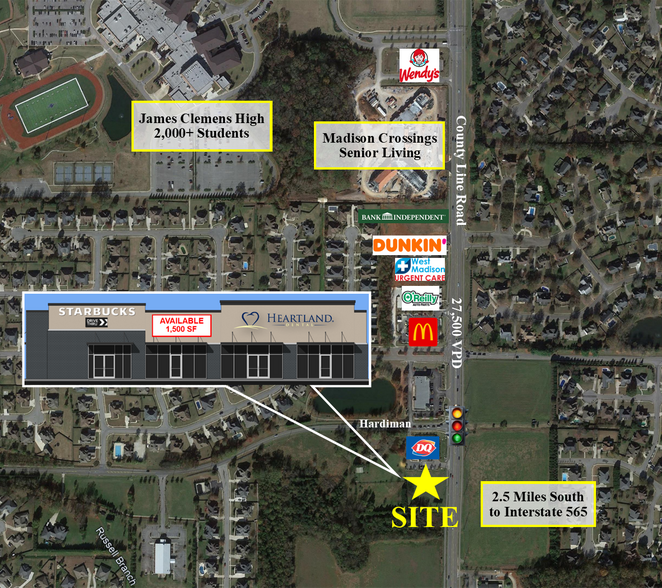 11104 County Line Rd, Madison, AL for lease - Building Photo - Image 2 of 4