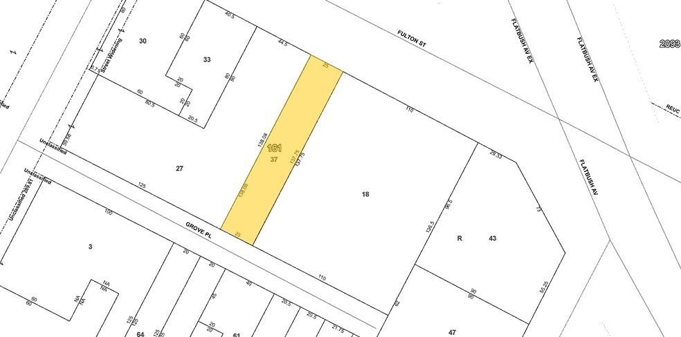 530 Fulton St, Brooklyn, NY à vendre - Plan cadastral - Image 1 de 1