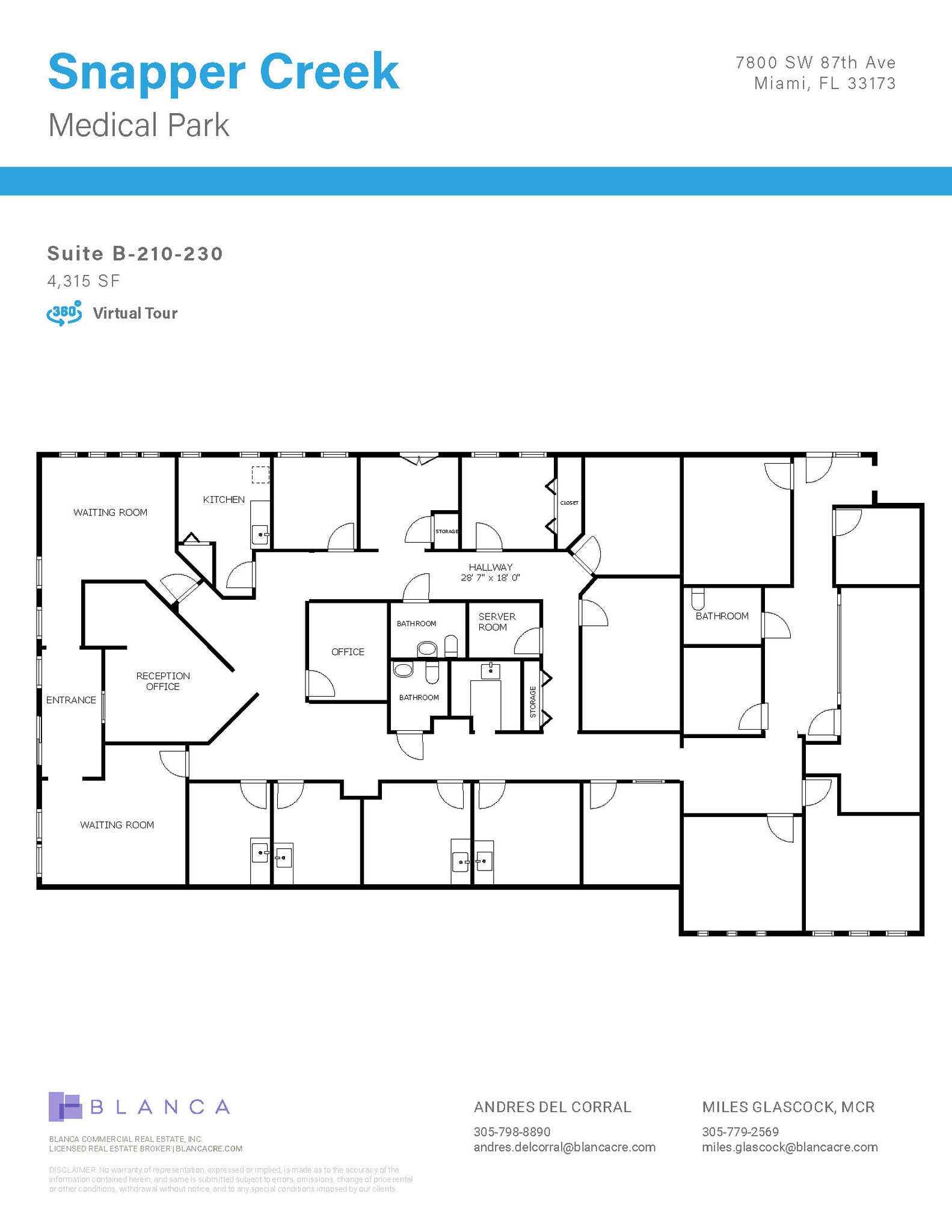 7800 SW 87th Ave, Miami, FL for lease Floor Plan- Image 1 of 1