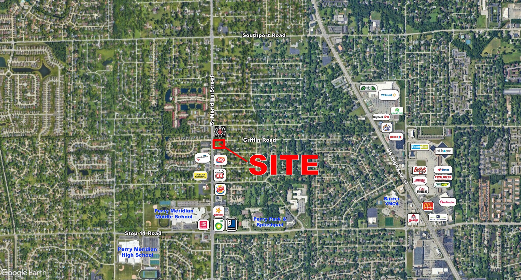 7555 Meridian st, Indianapolis, IN à louer Autre- Image 1 de 2