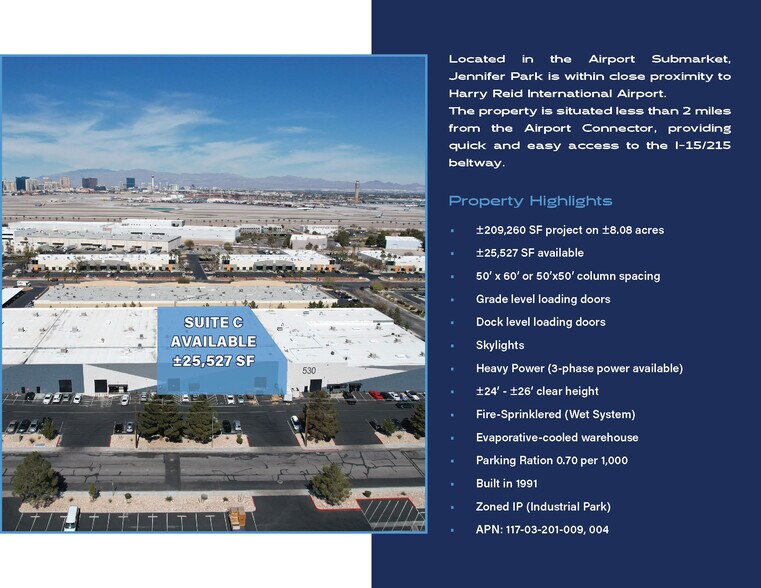 530 E Pamalyn Ave, Las Vegas, NV à louer - Aérien - Image 3 de 14