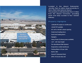 530 E Pamalyn Ave, Las Vegas, NV - Aerial map view