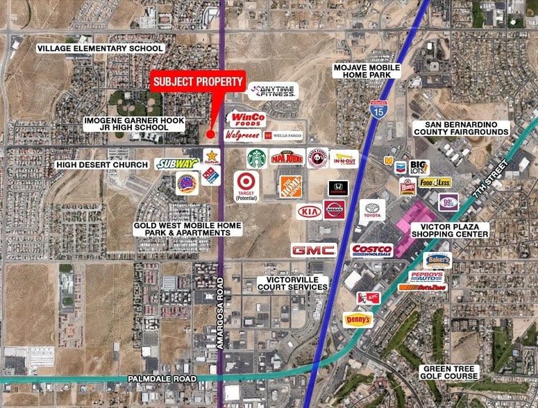 15002 Amargosa Rd, Victorville, CA for sale - Aerial - Image 2 of 9