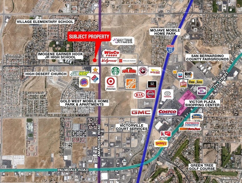 15002 Amargosa Rd, Victorville, CA à vendre - Aérien - Image 2 de 9