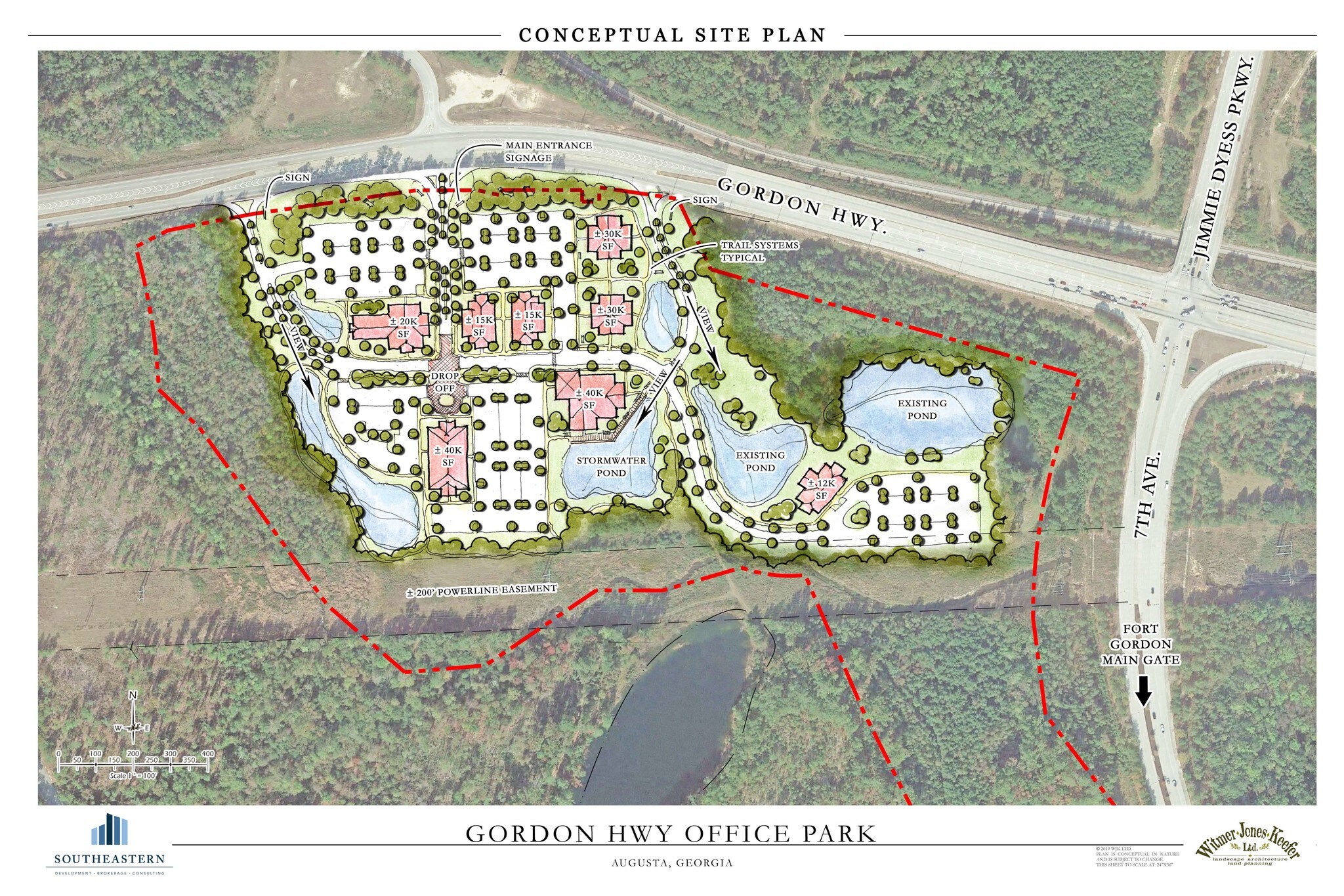 2590 Gordon Hwy, Augusta, GA à vendre Plan de site- Image 1 de 5