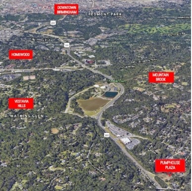 3921 Highway 280, Birmingham, AL for lease - Aerial - Image 3 of 3