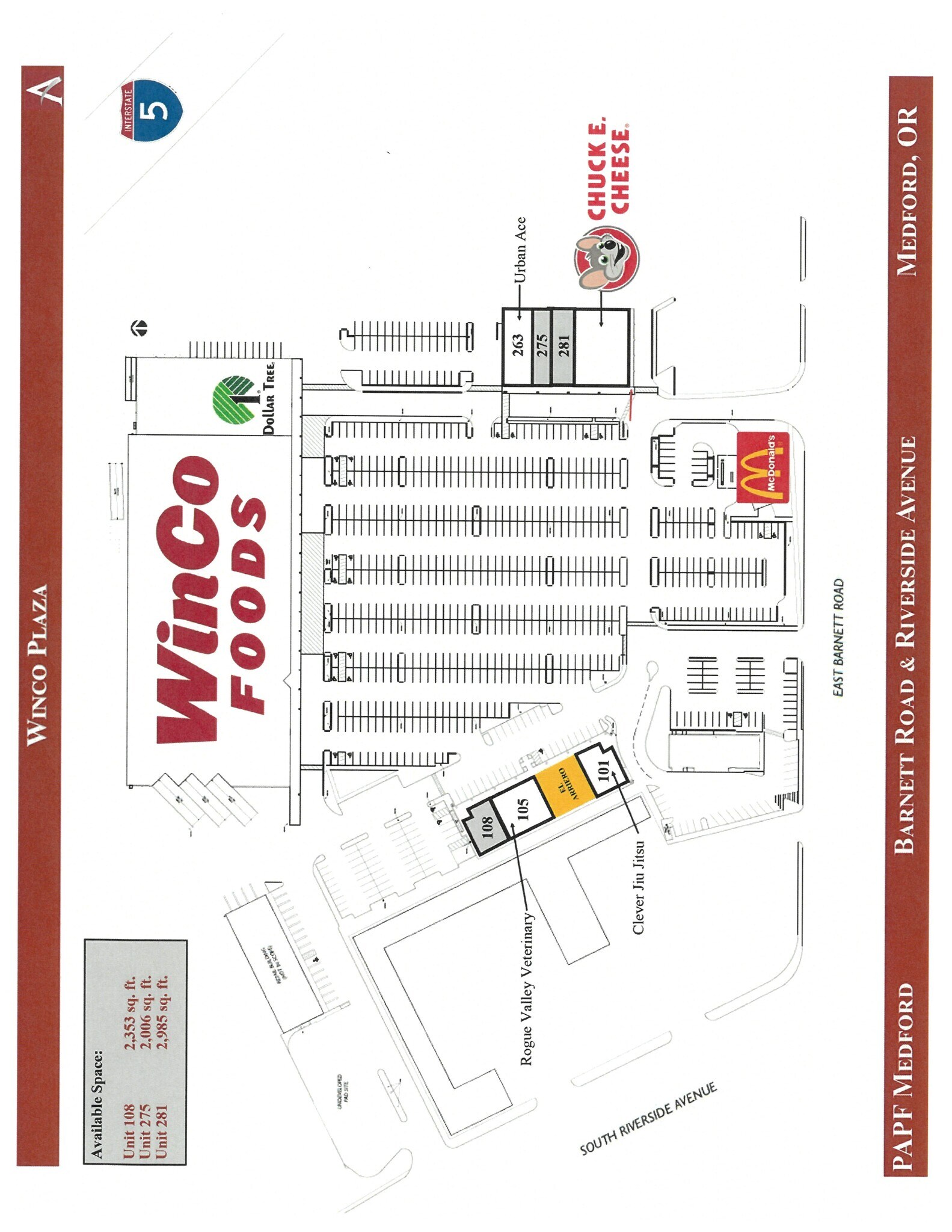 200-293 E Barnett Rd, Medford, OR for lease Interior Photo- Image 1 of 1