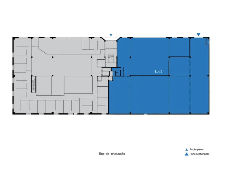 Flex in Pontault-Combault for lease - Floor Plan - Image 2 of 3