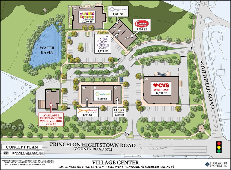 Princeton Hightstown Rd, West Windsor, NJ à louer - Plan de site - Image 2 de 8