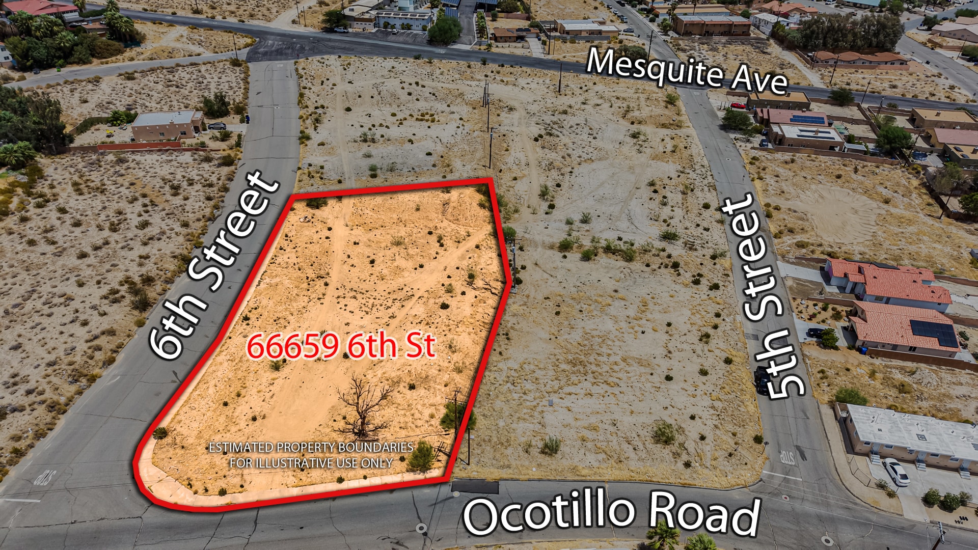 66659 6th St, Desert Hot Springs, CA à vendre Aérien- Image 1 de 13