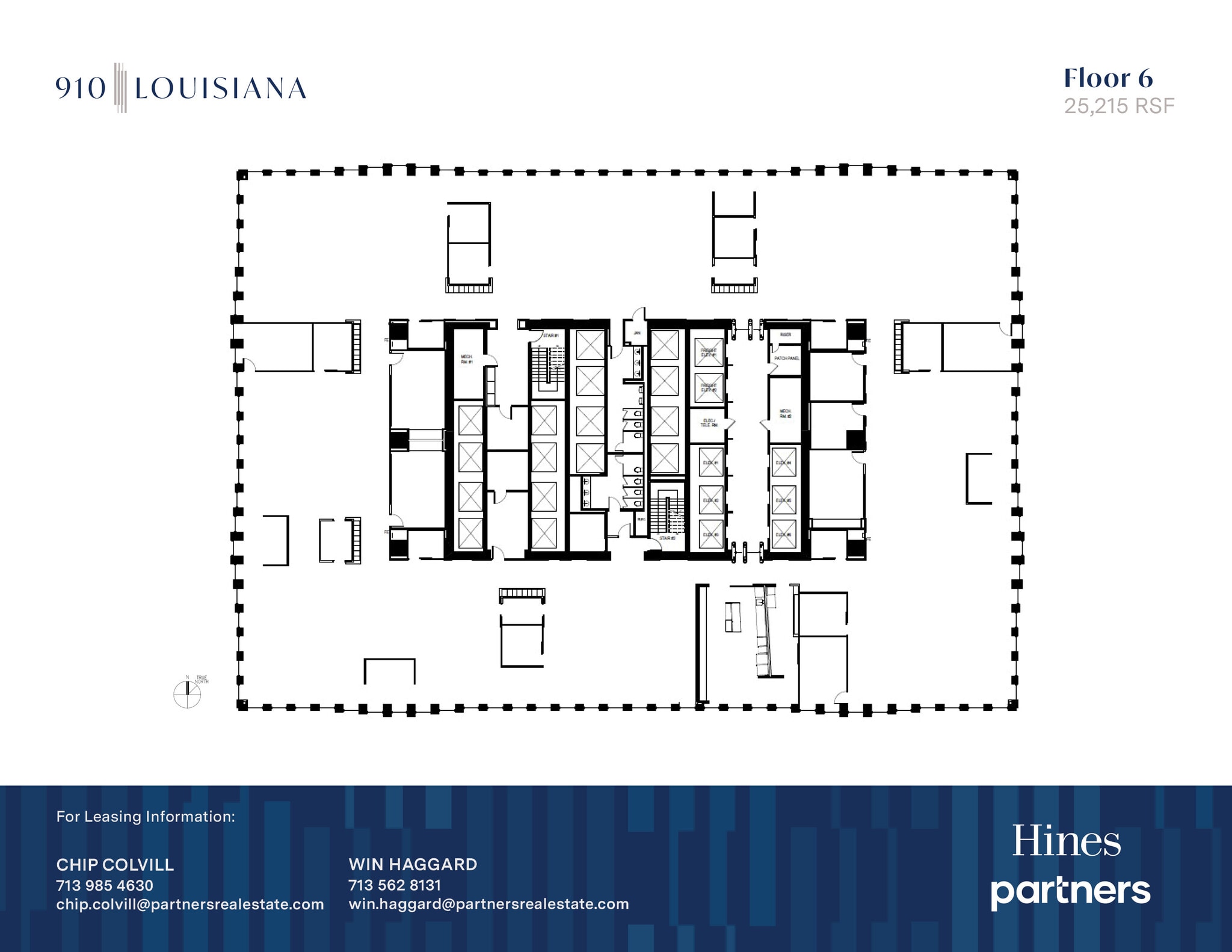 910 Louisiana St, Houston, TX à louer Plan d’étage- Image 1 de 1
