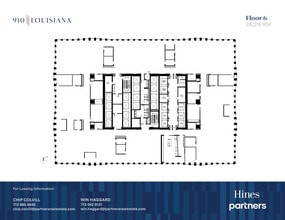 910 Louisiana St, Houston, TX à louer Plan d’étage- Image 1 de 1