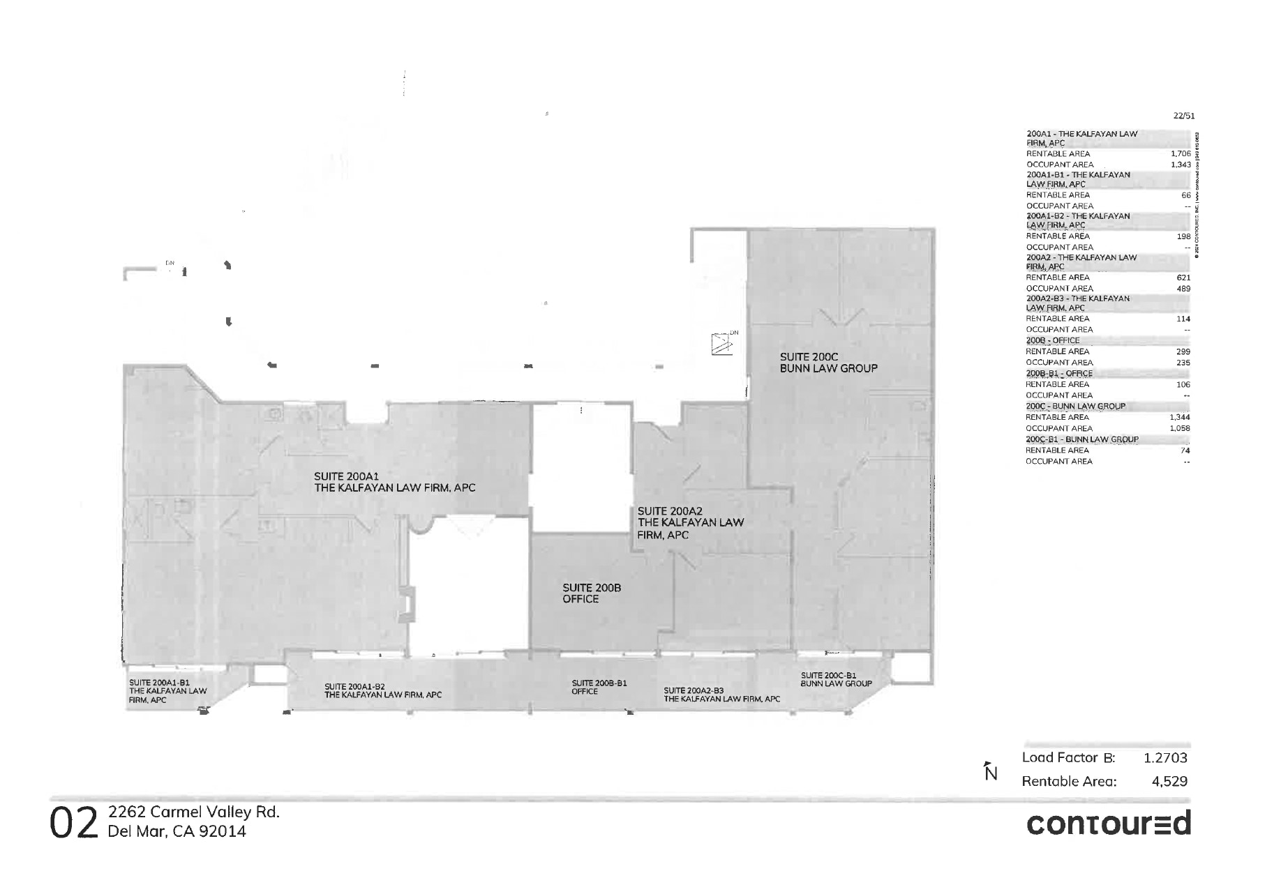 2262 Carmel Valley Rd, Del Mar, CA for lease Floor Plan- Image 1 of 13