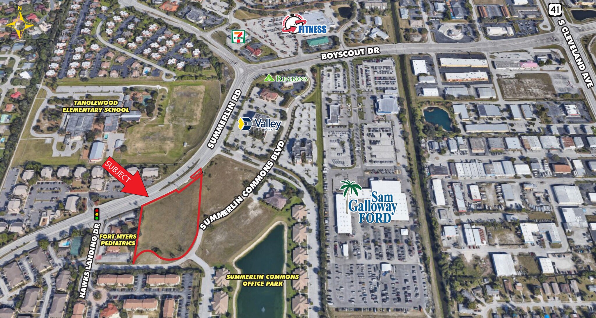 5200 Blk Summerlin Rd, Fort Myers, FL à vendre Aérien- Image 1 de 3