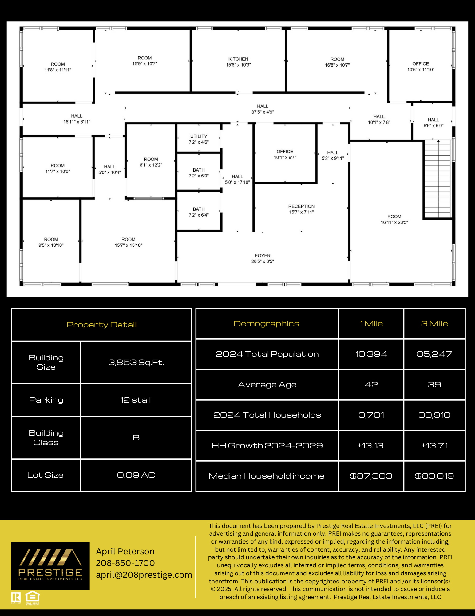 2563 S Five Mile Ave, Boise, ID for lease Floor Plan- Image 1 of 2