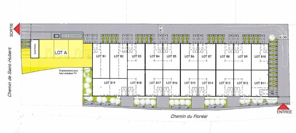 Chemin Du Floreal, Lattes for sale - Site Plan - Image 3 of 5