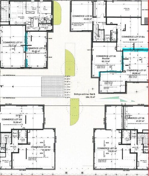 Retail in Pusignan for lease - Floor Plan - Image 2 of 4