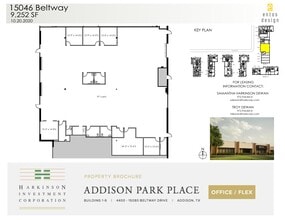 15026-15080 Beltway Dr, Addison, TX à louer Plan de site- Image 1 de 1