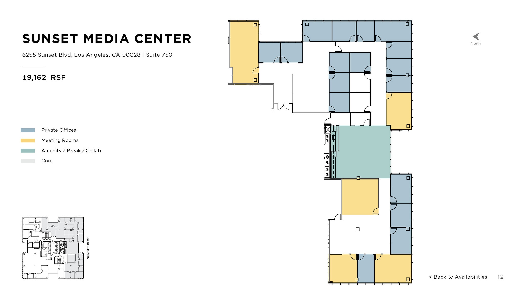 6255 W Sunset Blvd, Los Angeles, CA for lease Floor Plan- Image 1 of 1