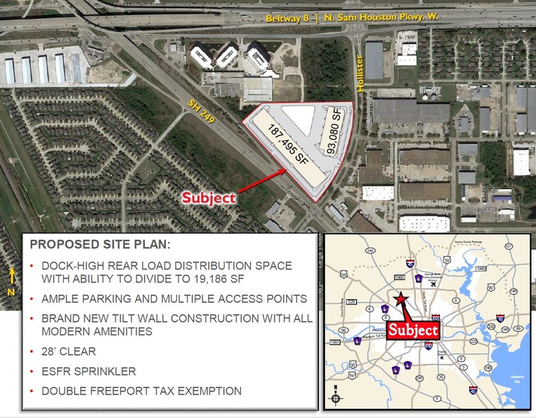 BW8 & 249, Houston, TX à vendre - Plan de site - Image 2 de 3