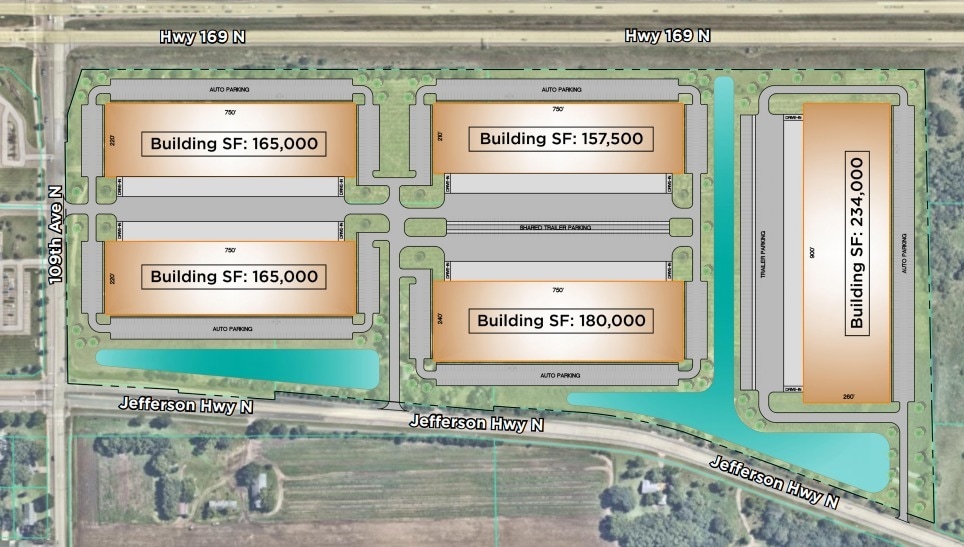 0 Hwy 169, Brooklyn Park, MN for lease - Site Plan - Image 1 of 2