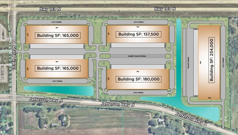 0 Hwy 169, Brooklyn Park, MN à louer Plan de site- Image 1 de 3