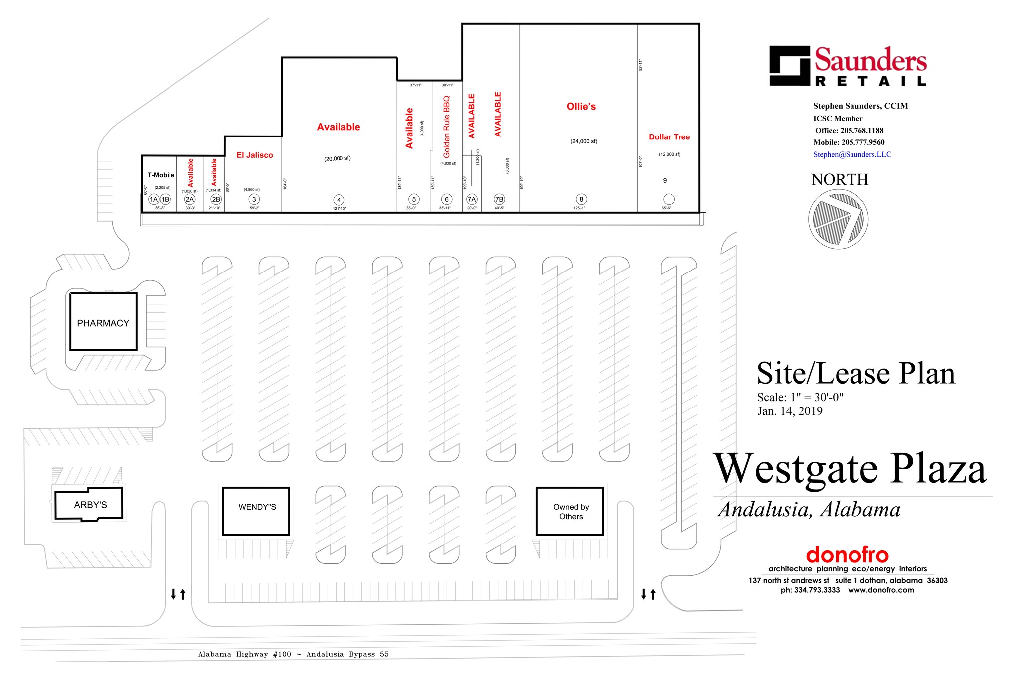 600 Westgate Plz, Andalusia, AL for lease Site Plan- Image 1 of 1