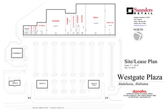 600 Westgate Plz, Andalusia, AL for lease Site Plan- Image 1 of 1