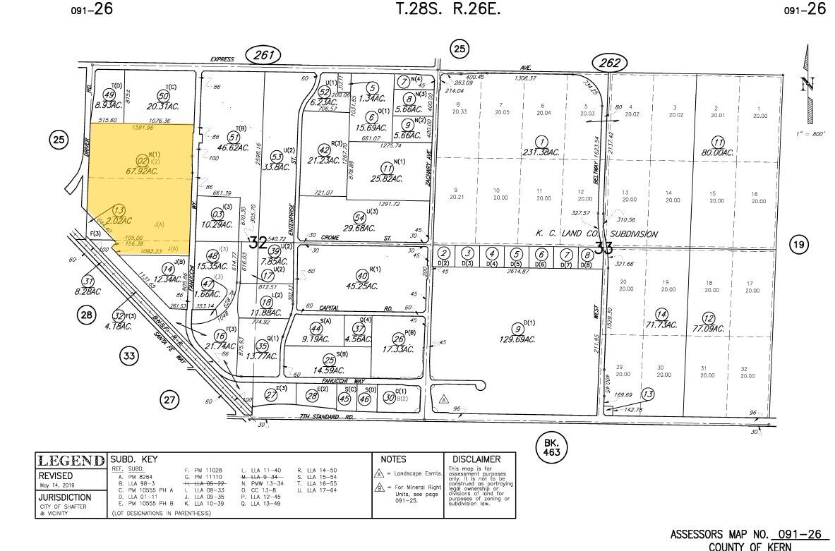 3901 Fanucchi Way, Shafter, CA à vendre Plan cadastral- Image 1 de 1