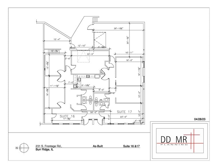 241 S Frontage Rd, Burr Ridge, IL for lease - Floor Plan - Image 2 of 4