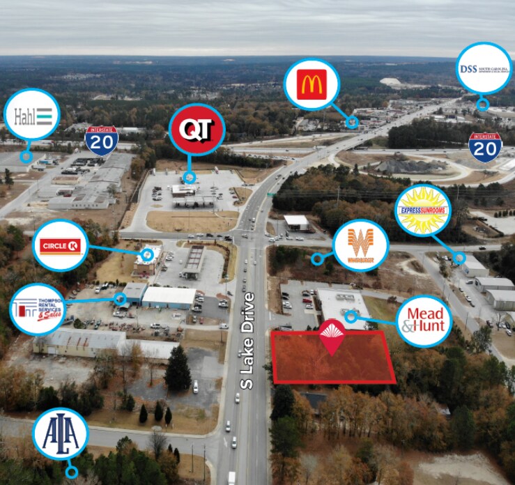 868 S Lake Dr, Lexington, SC for sale Aerial- Image 1 of 2