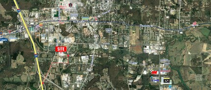 1312 W Sunchase Ct, Fayetteville, AR - Aérien  Vue de la carte
