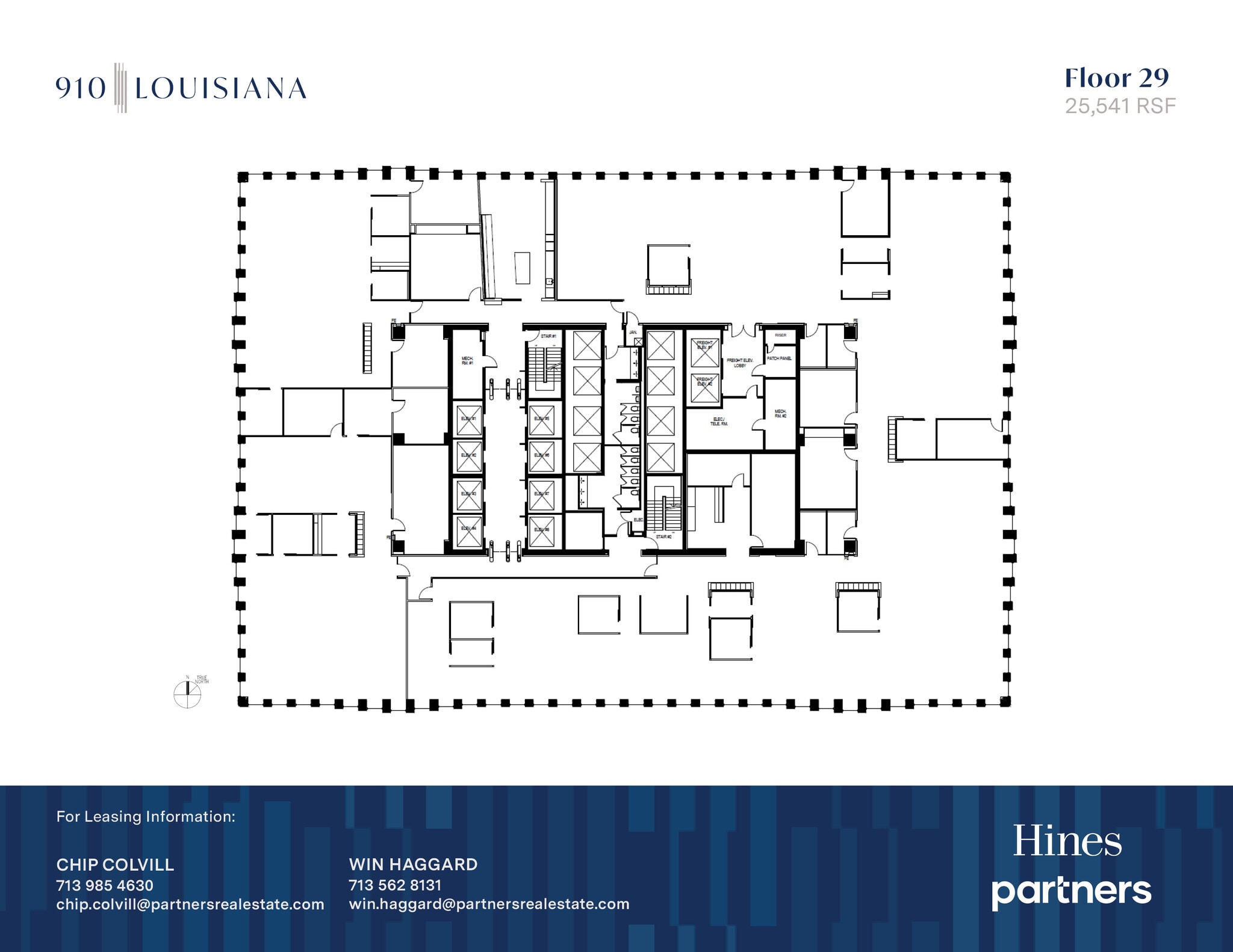 910 Louisiana St, Houston, TX à louer Plan d’étage- Image 1 de 1