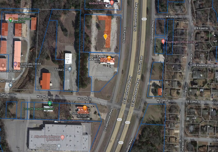 2301 S Austin Ave, Denison, TX for sale - Aerial - Image 2 of 2