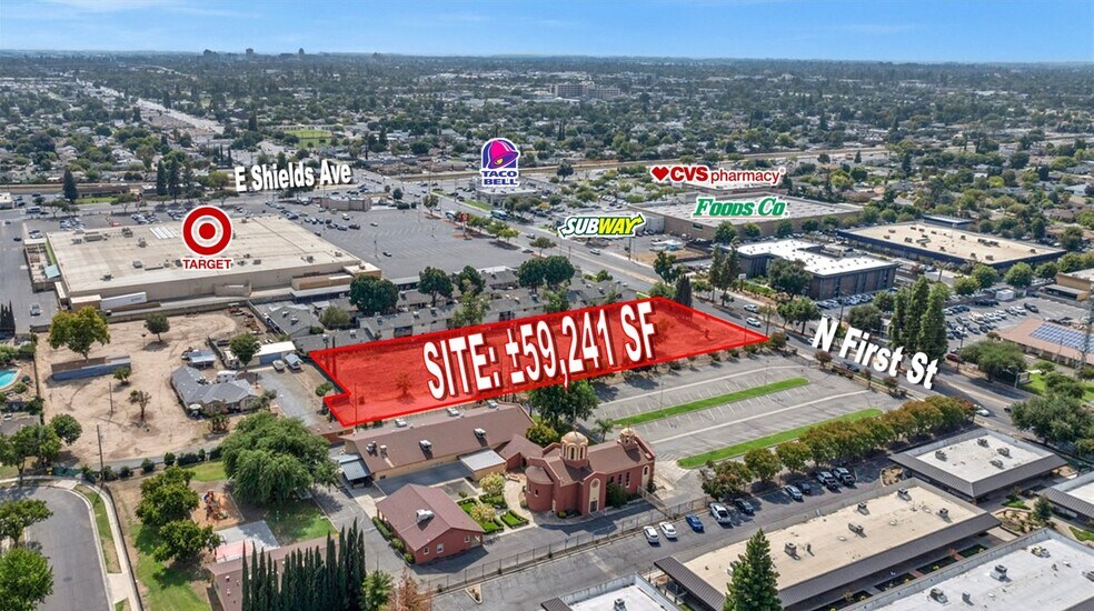 3436 N 1st St, Fresno, CA à vendre - Photo du bâtiment - Image 1 de 4