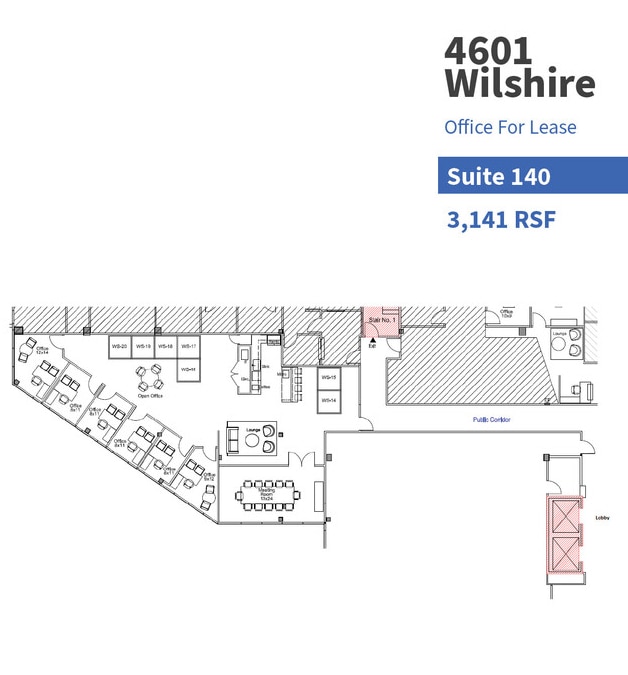 4601 Wilshire Blvd, Los Angeles, CA for lease Floor Plan- Image 1 of 1