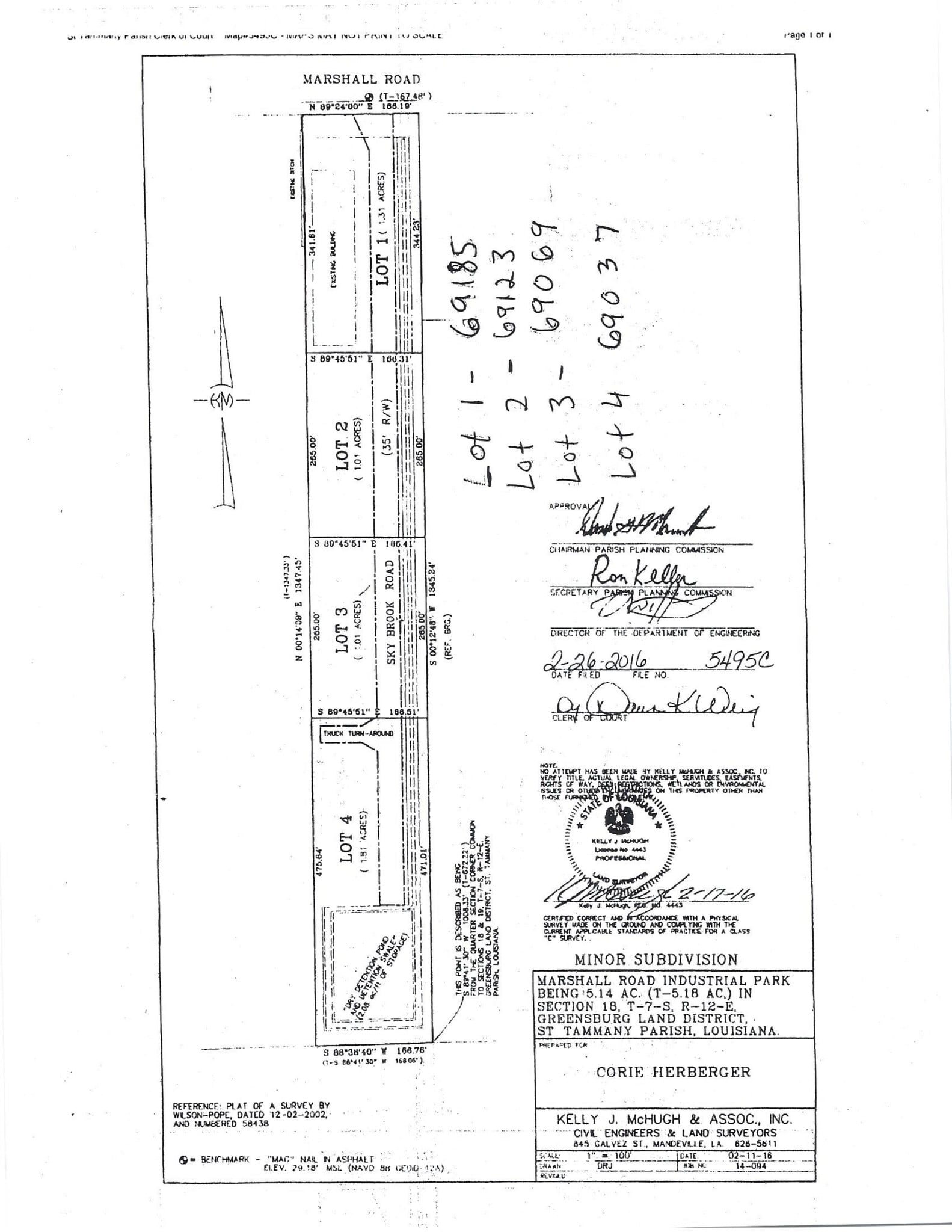 69037 Sky Brook Rd, Mandeville, LA for lease Site Plan- Image 1 of 7