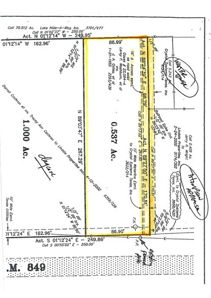 14651 FM 849, Lindale, TX à vendre - Plan de site - Image 2 de 2