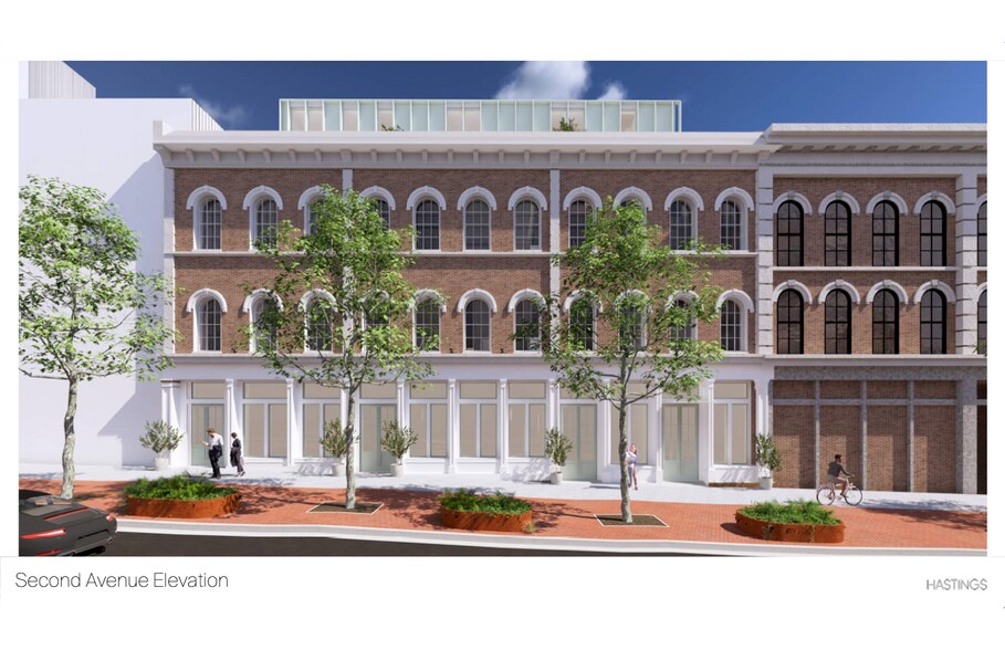 160 2nd Ave, Nashville, TN à louer - Photo du bâtiment - Image 3 de 5