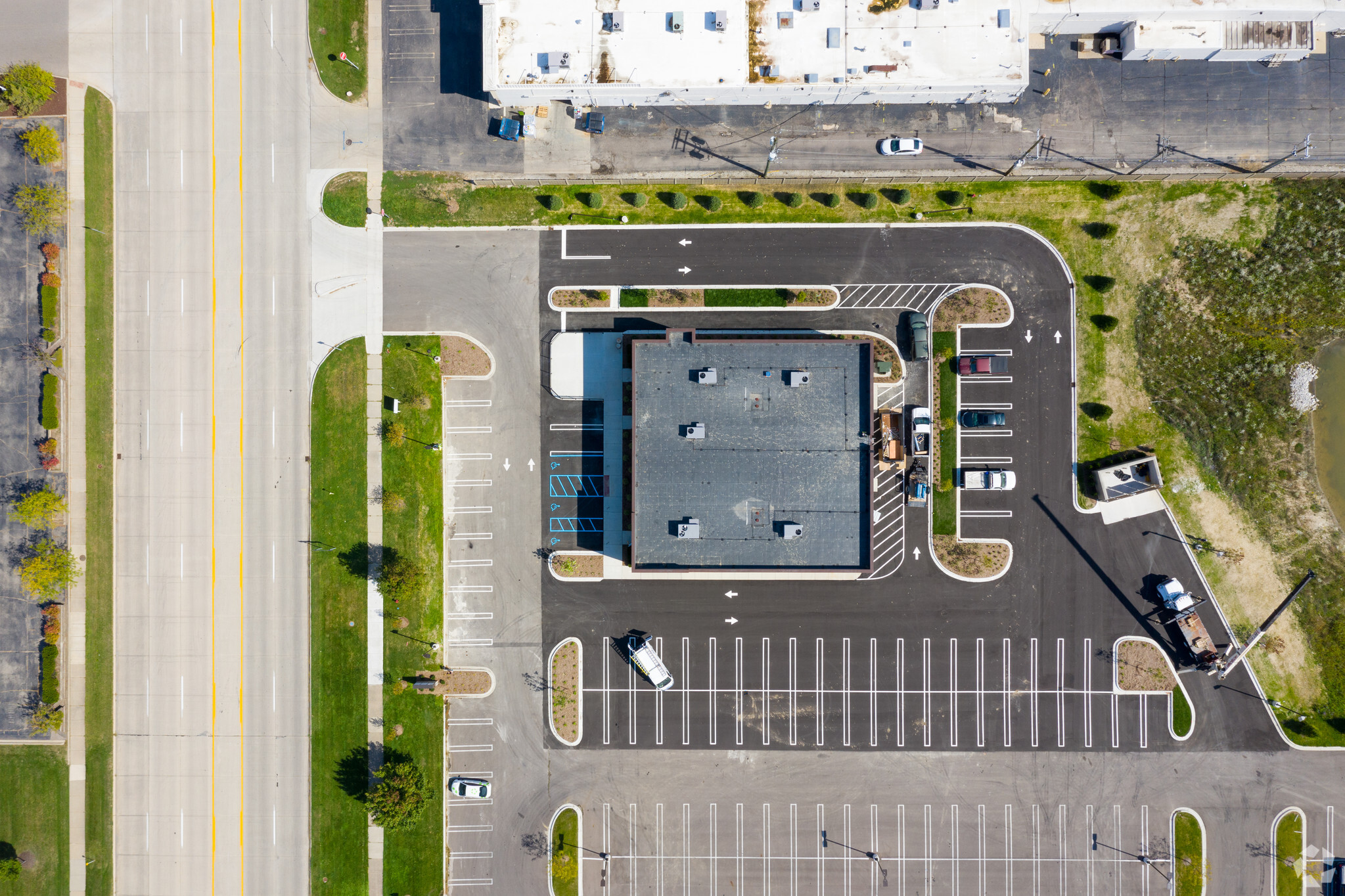 29597-29613 7 Mile Rd, Livonia, MI for lease Aerial- Image 1 of 10