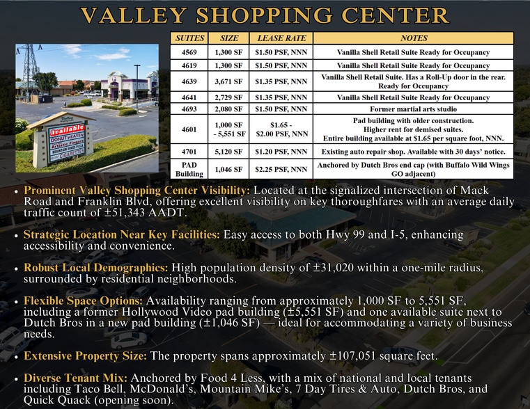 4551-4701 Mack Rd, Sacramento, CA for lease - Building Photo - Image 2 of 11