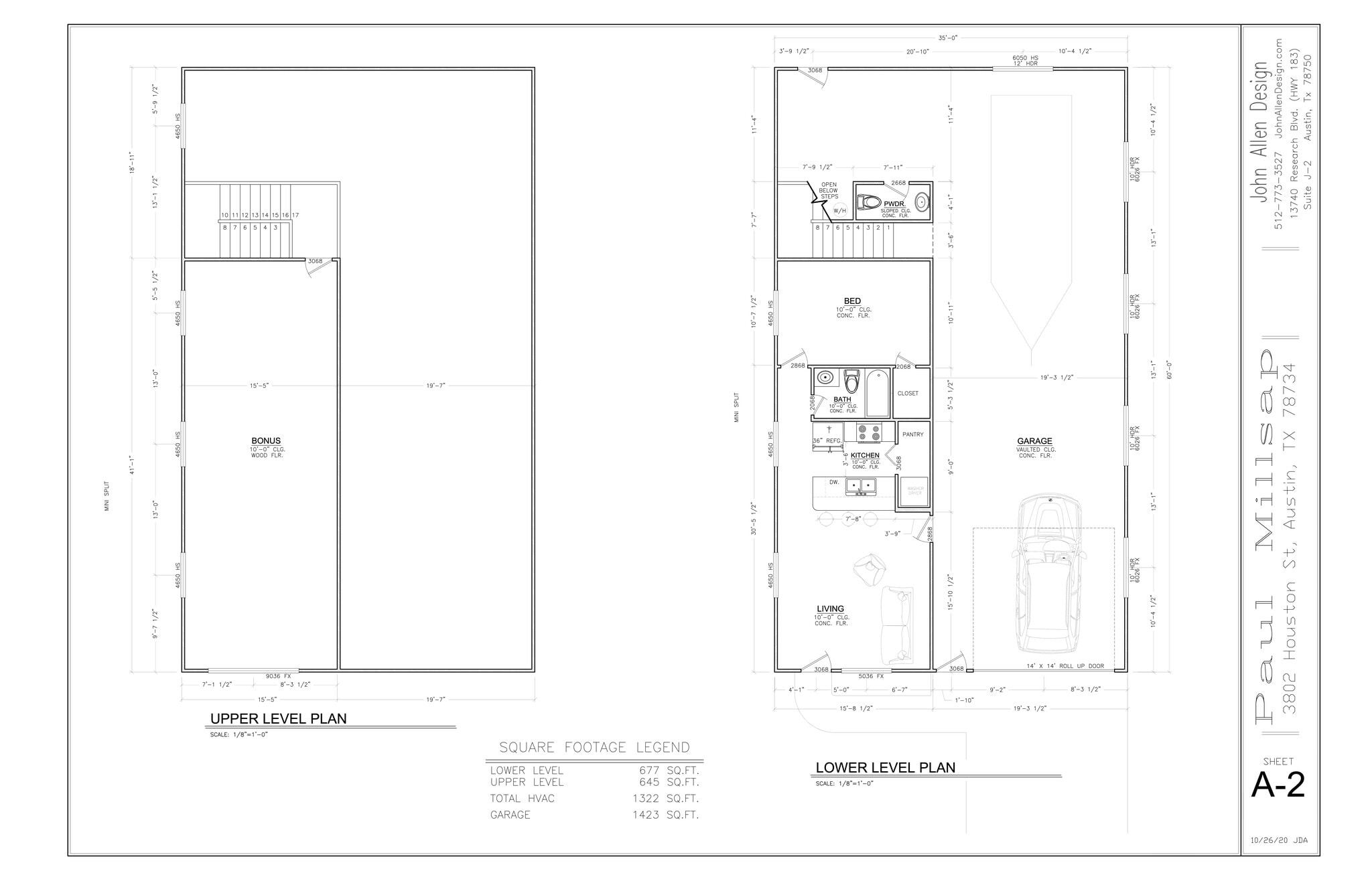 3802 Houston St, Austin, TX à louer Plan de site- Image 1 de 1