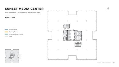 6255 W Sunset Blvd, Los Angeles, CA for lease Floor Plan- Image 1 of 1