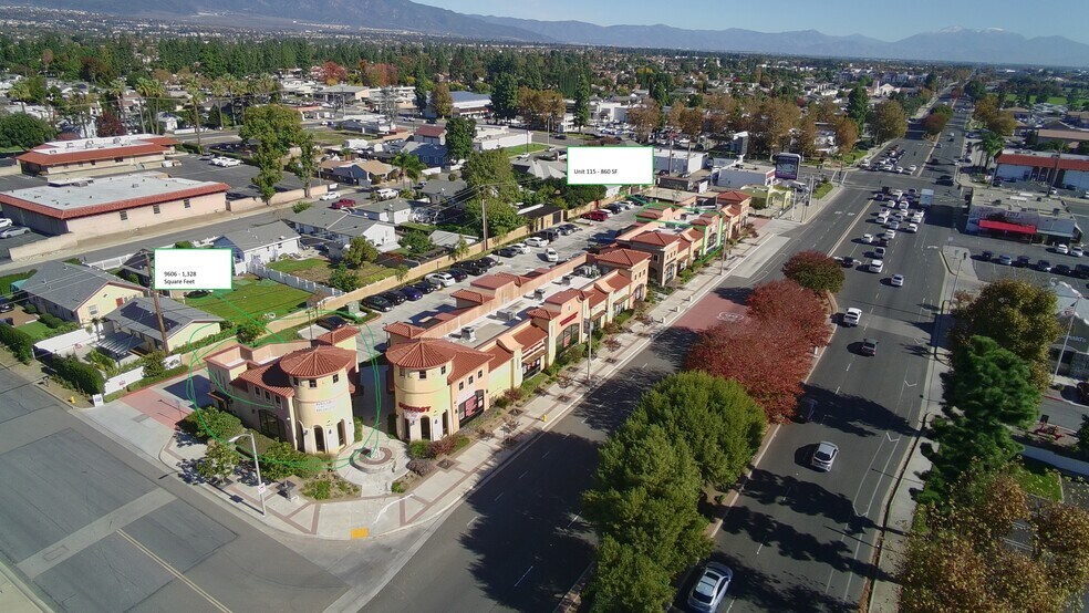 9606-9622 Foothill Blvd, Rancho Cucamonga, CA for lease - Building Photo - Image 2 of 7