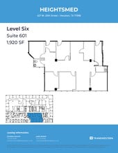 427 W 20th St, Houston, TX à louer Plan d’étage- Image 1 de 1