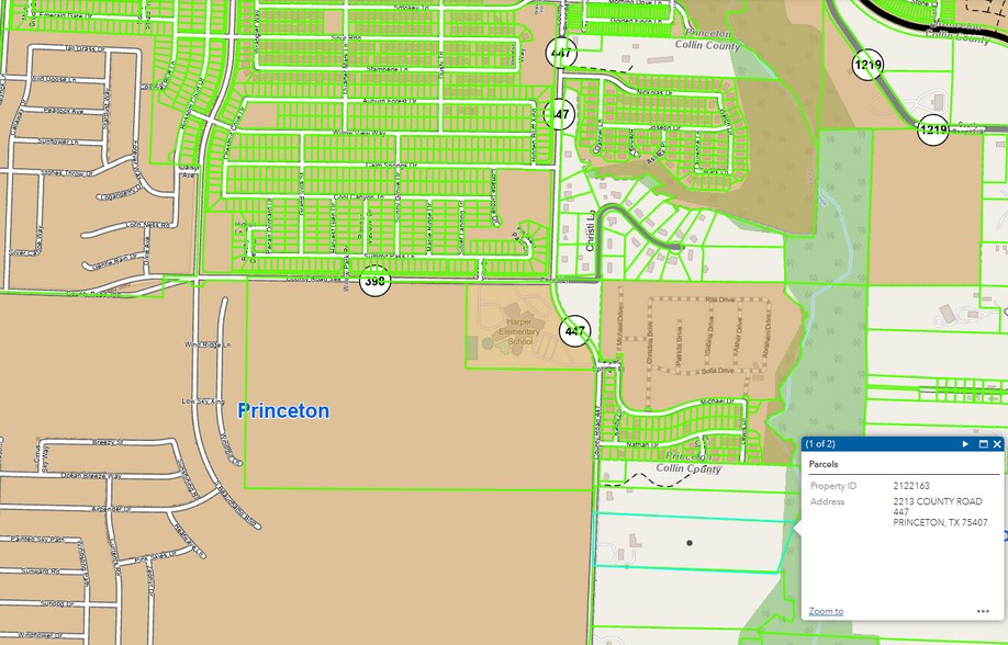 2213 County Road 447, Princeton, TX à vendre - Aérien - Image 2 de 3