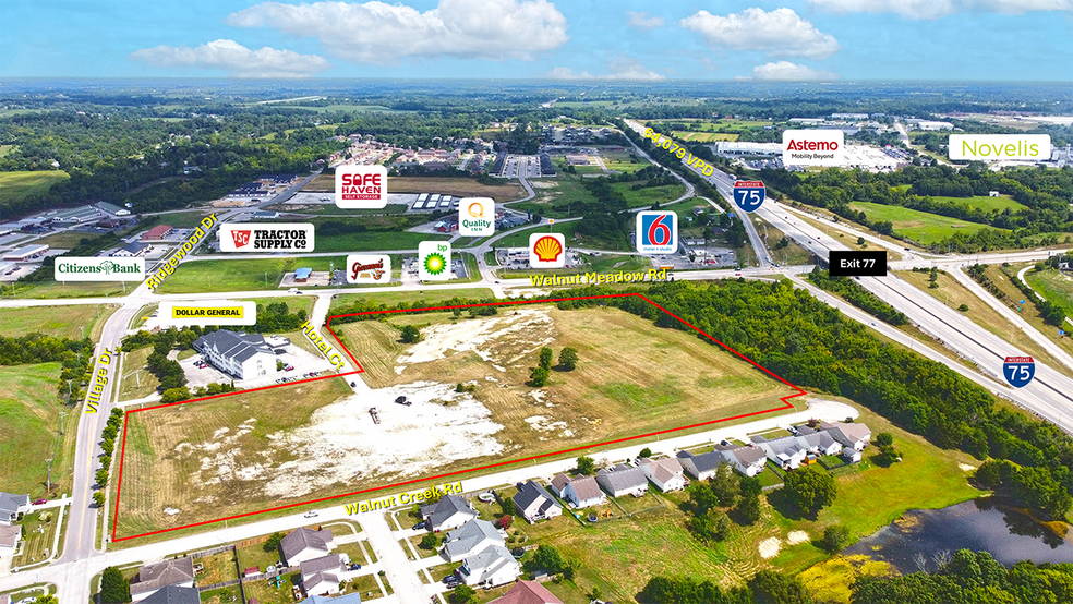 351 Hotel Ct, Berea, KY à vendre - Aérien - Image 3 de 8