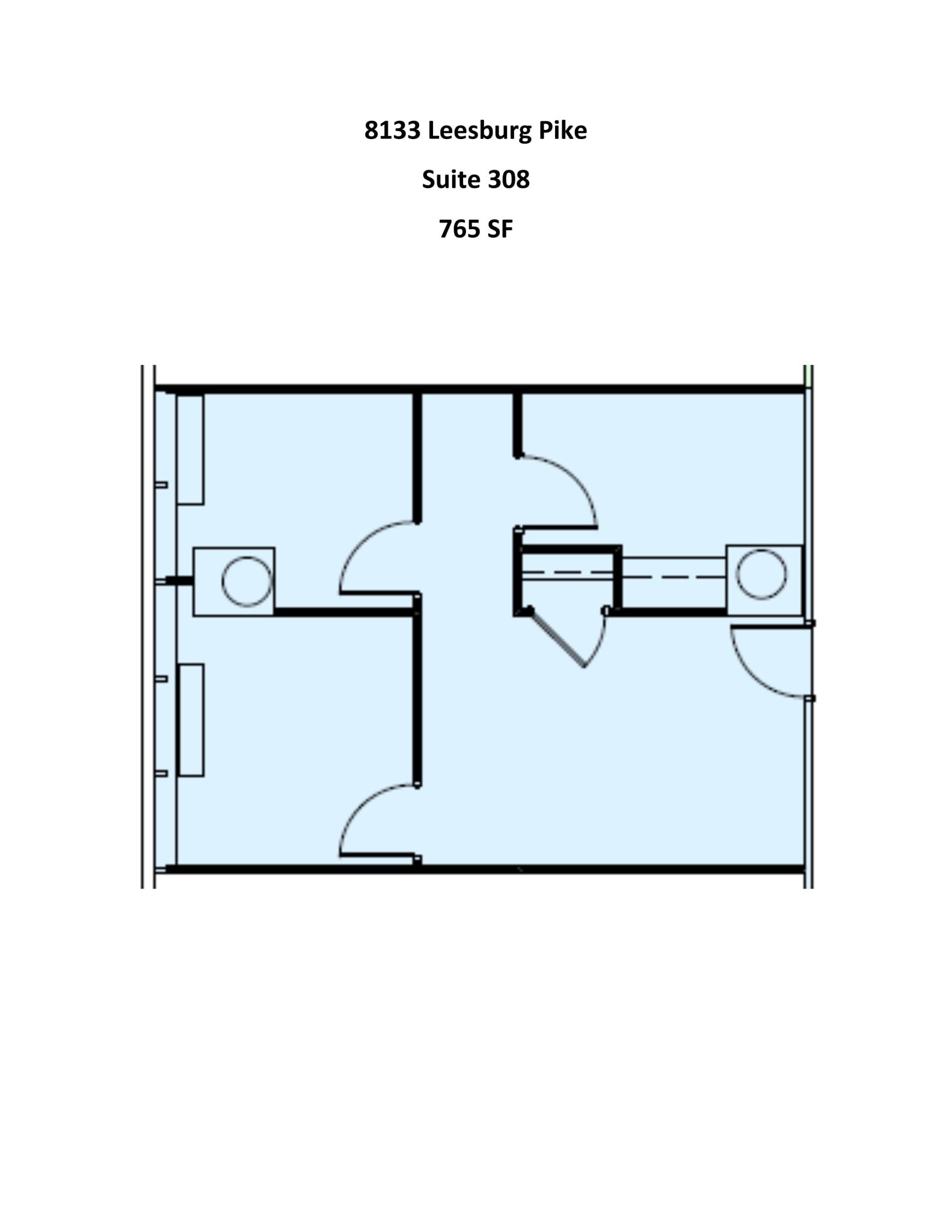 8133 Leesburg Pike, Vienna, VA à louer Plan de site- Image 1 de 1