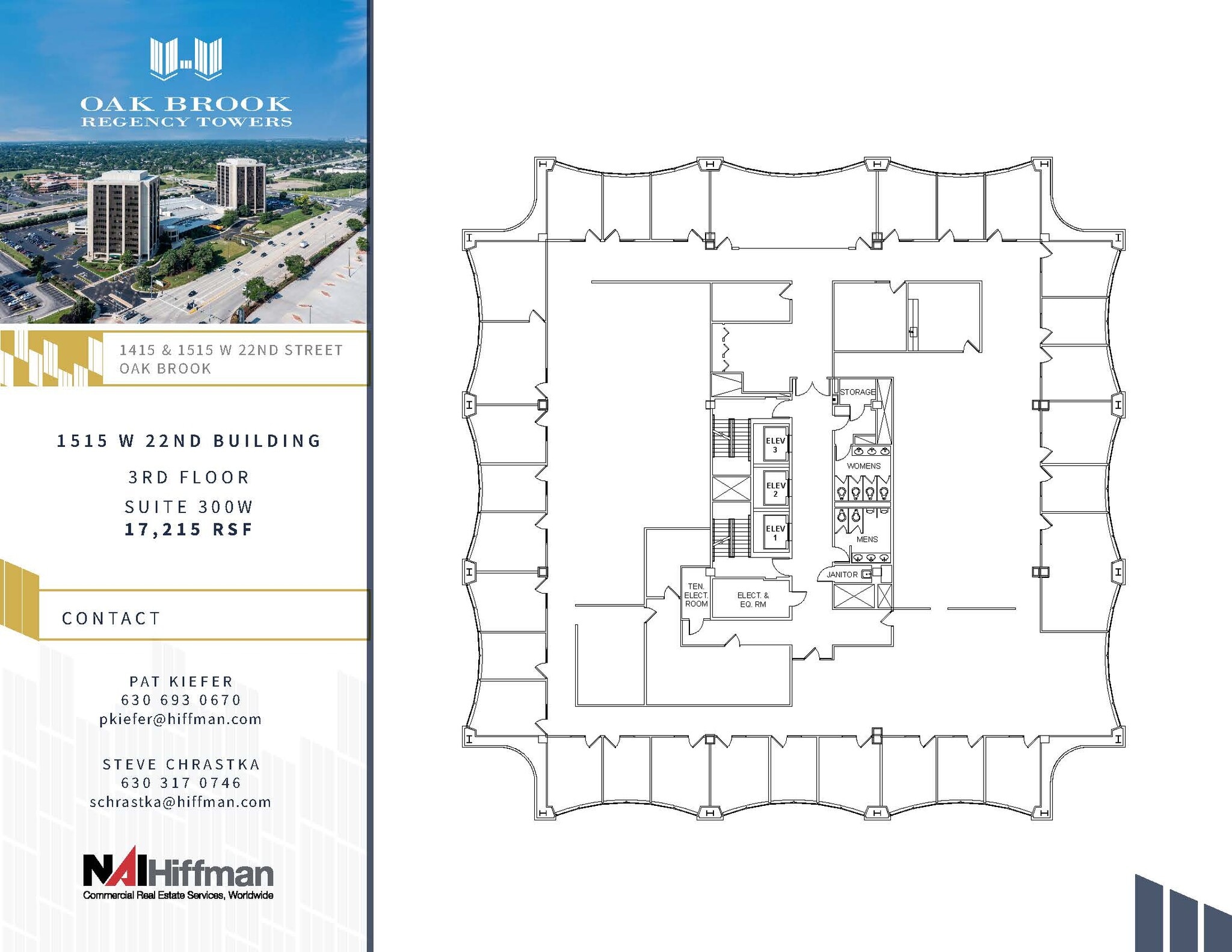 1415 W 22nd St, Oak Brook, IL for lease Floor Plan- Image 1 of 1